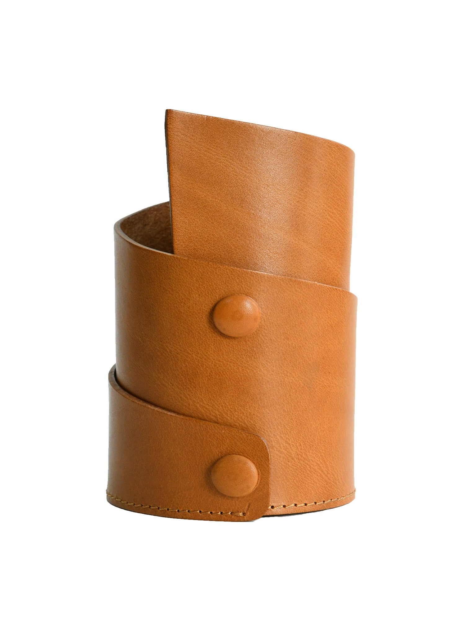 Handmade Cowhide Leather Pen Holder