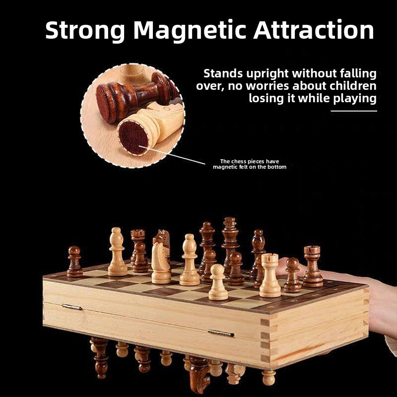 Magnetic Wooden Chess Set